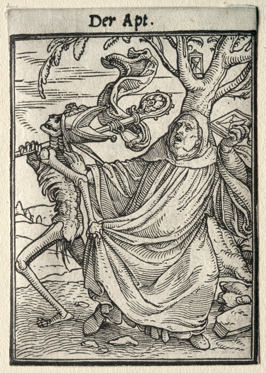 Haláltánc: Az apát alkotó: Hans Holbein