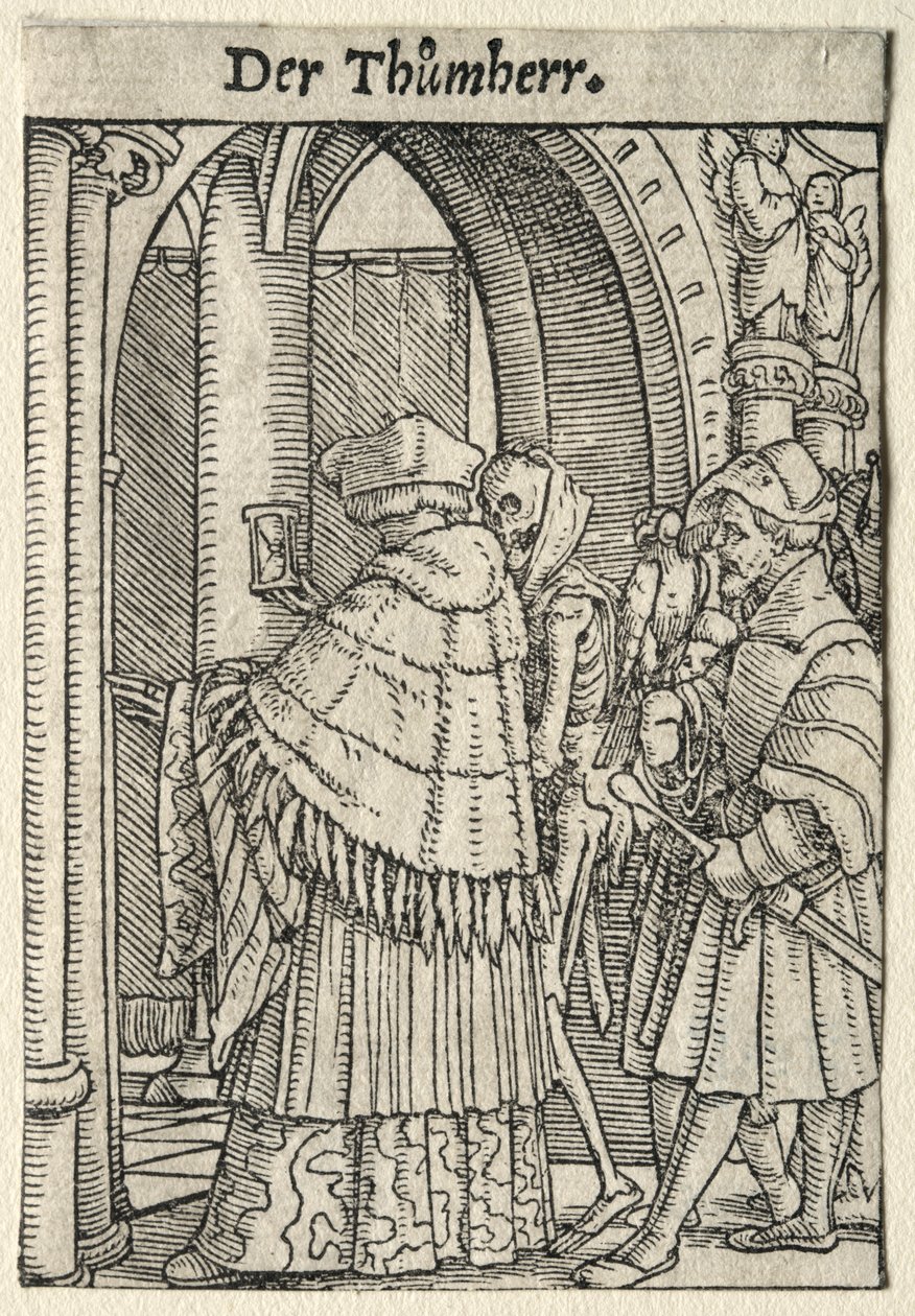 Haláltánc: A kánon. alkotó: Hans Holbein