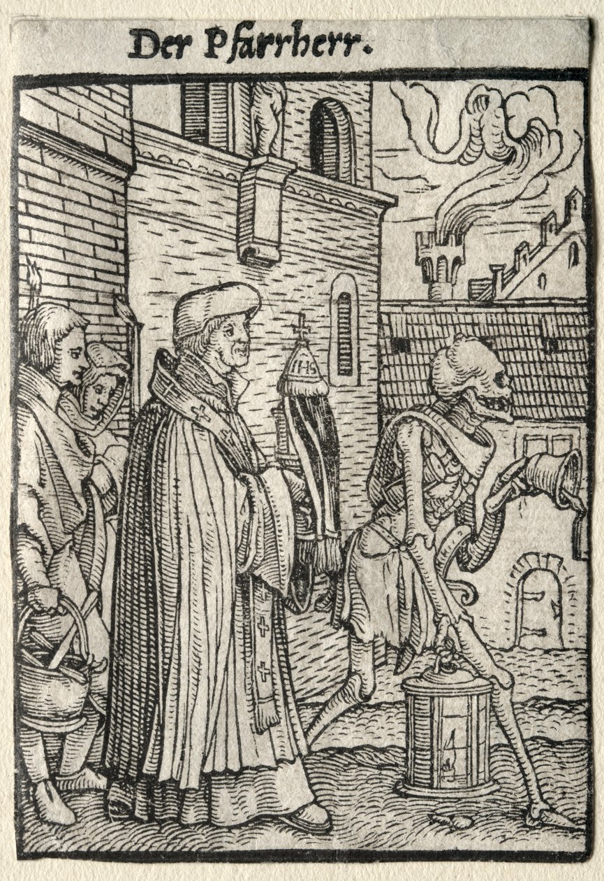 Haláltánc: A lelkész alkotó: Hans Holbein
