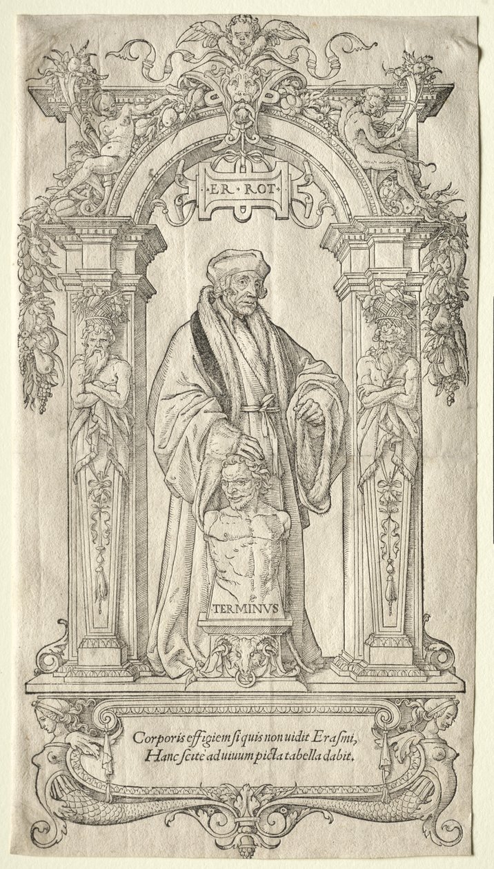 Rotterdami Erasmus. alkotó: Hans Holbein