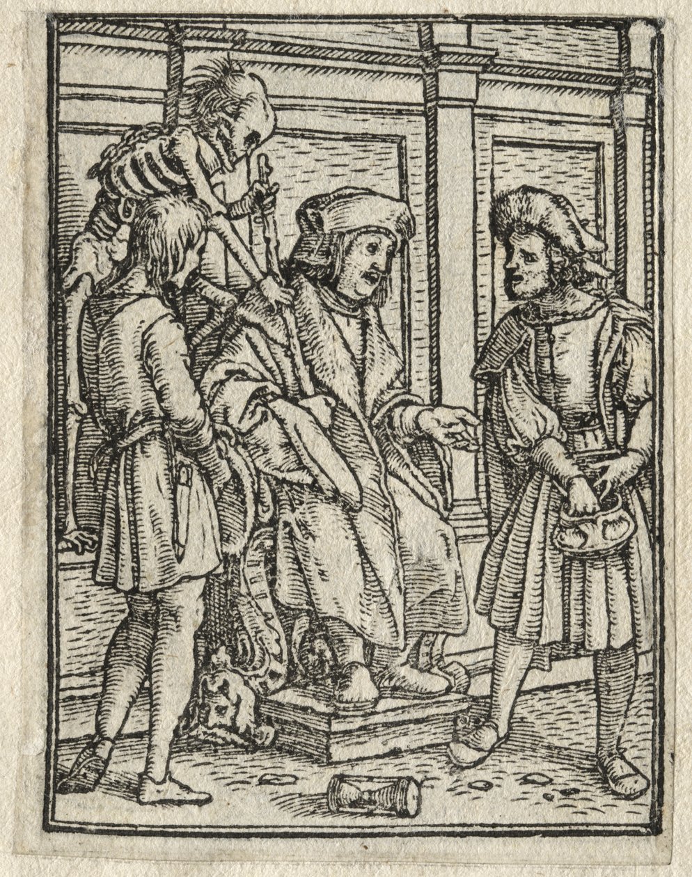 A haláltánc: A bíró alkotó: Hans Holbein