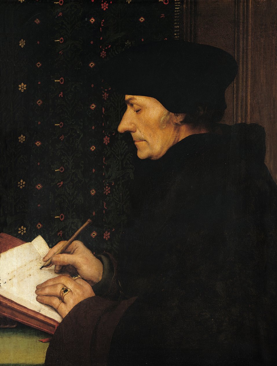 Desiderius Erasmus portréja alkotó: Hans Holbein der Jüngere