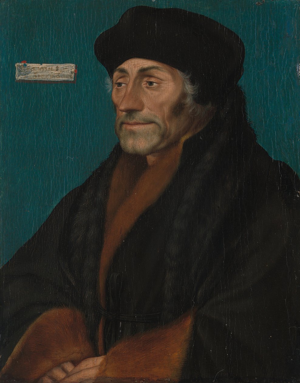 Rotterdami Erasmus, kb. 1532. alkotó: Hans Holbein der Jüngere