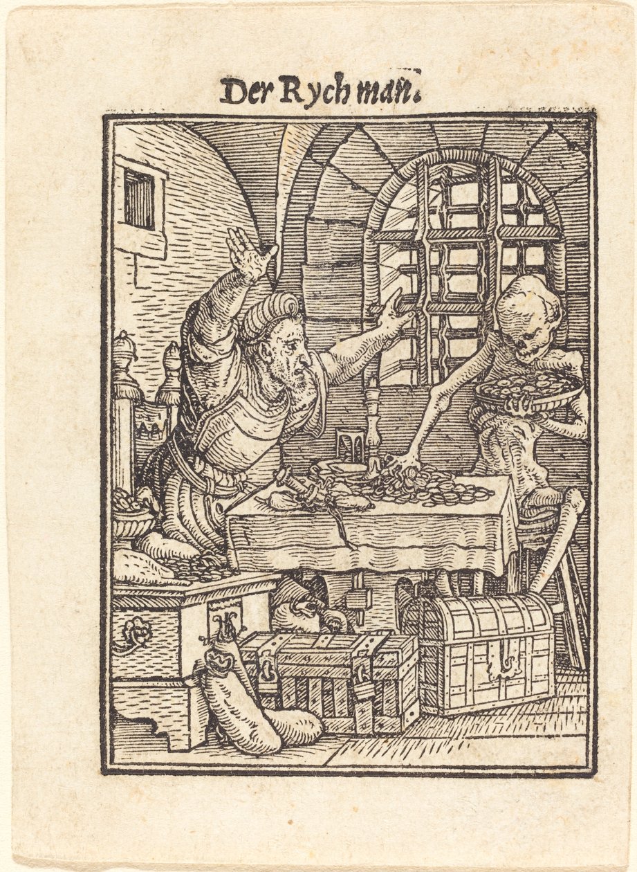Gazdag ember. alkotó: Hans Holbein der Jüngere