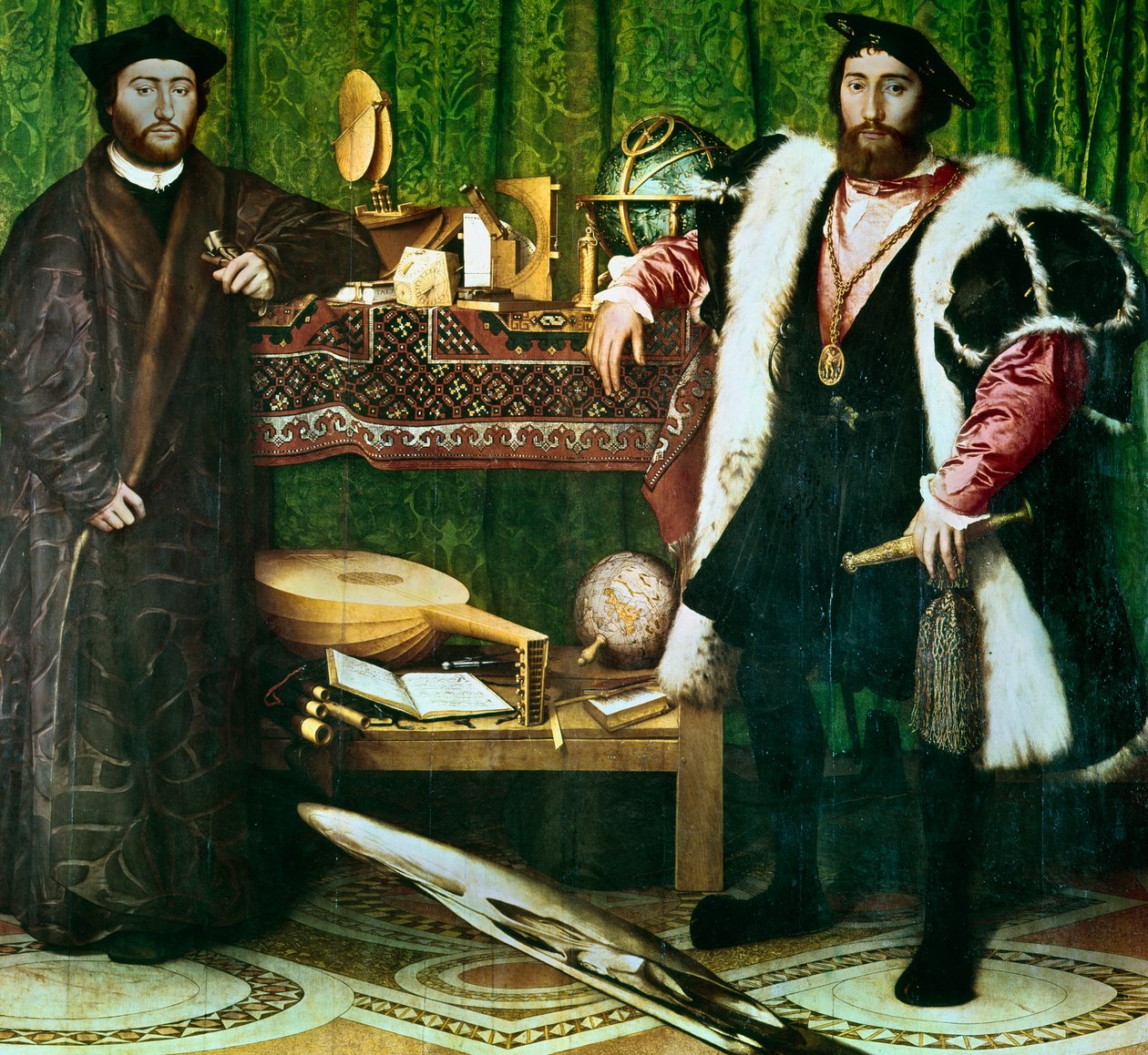 „A követek”, 1533. alkotó: Hans Holbein der Jüngere