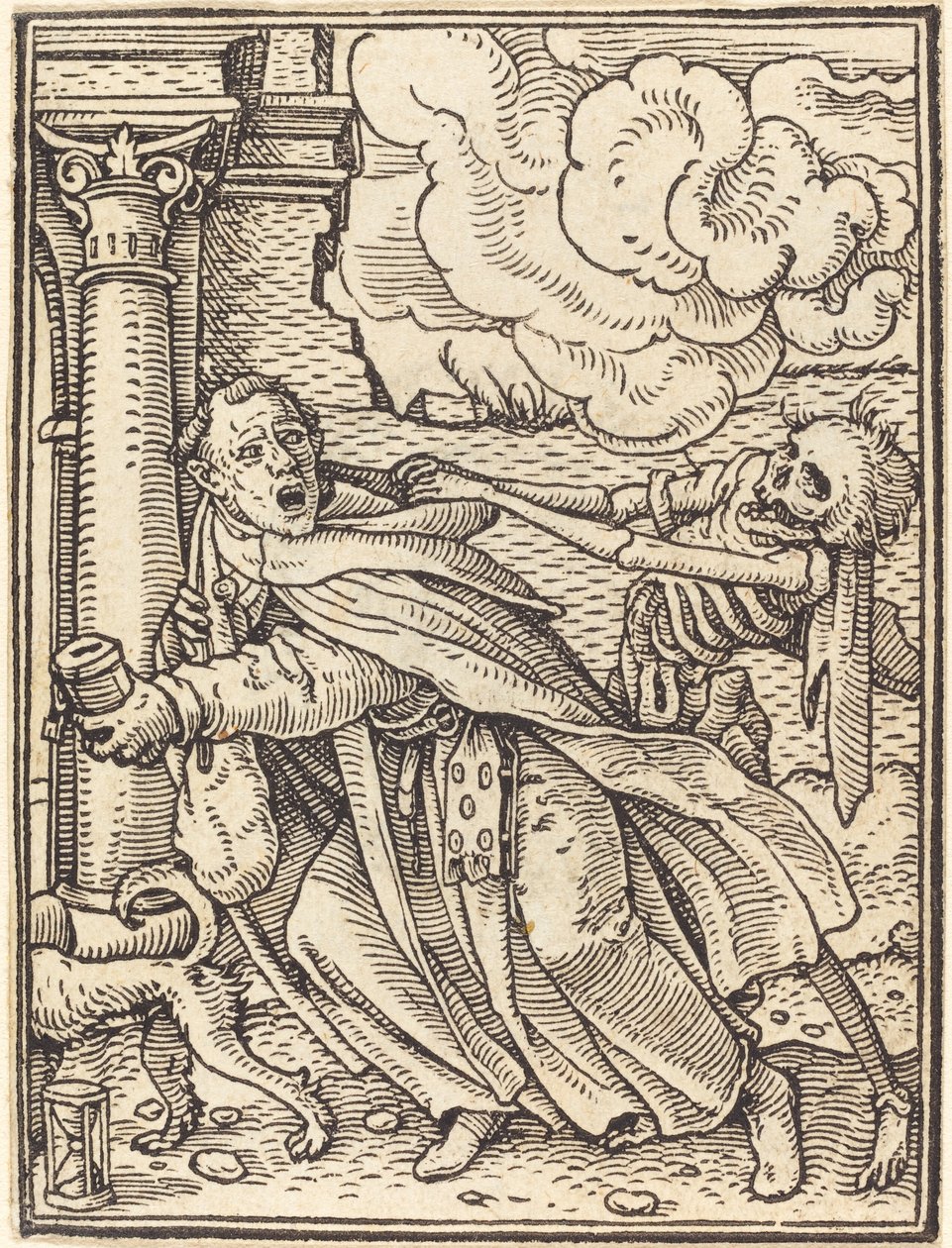 A koldus szerzetes. alkotó: Hans Holbein der Jüngere