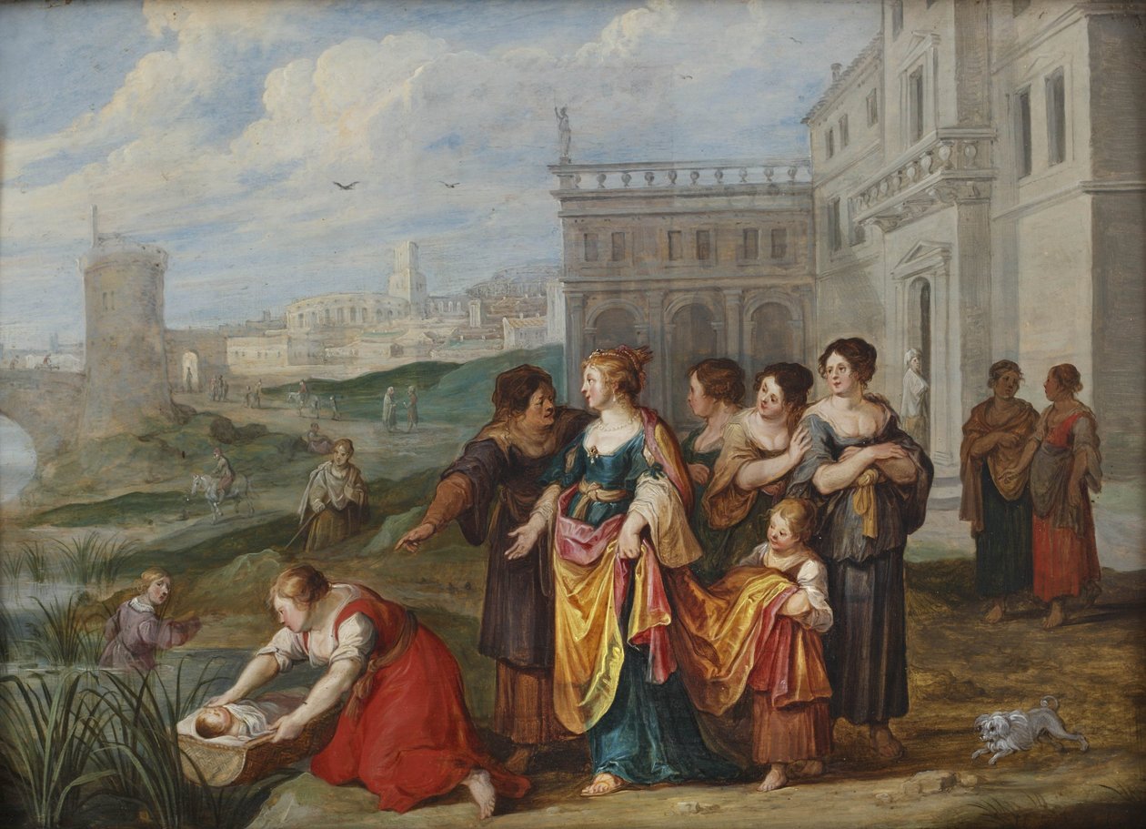 Mózes megtalálása alkotó: Hans Jordaens III