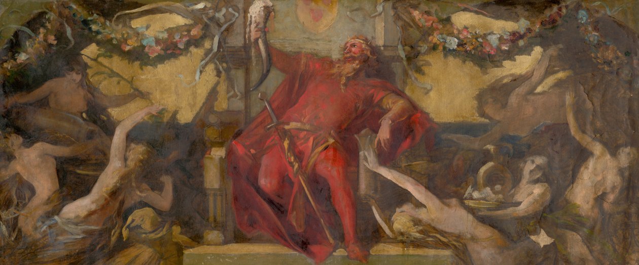 Gambrinus, c. 1875. alkotó: Hans Makart