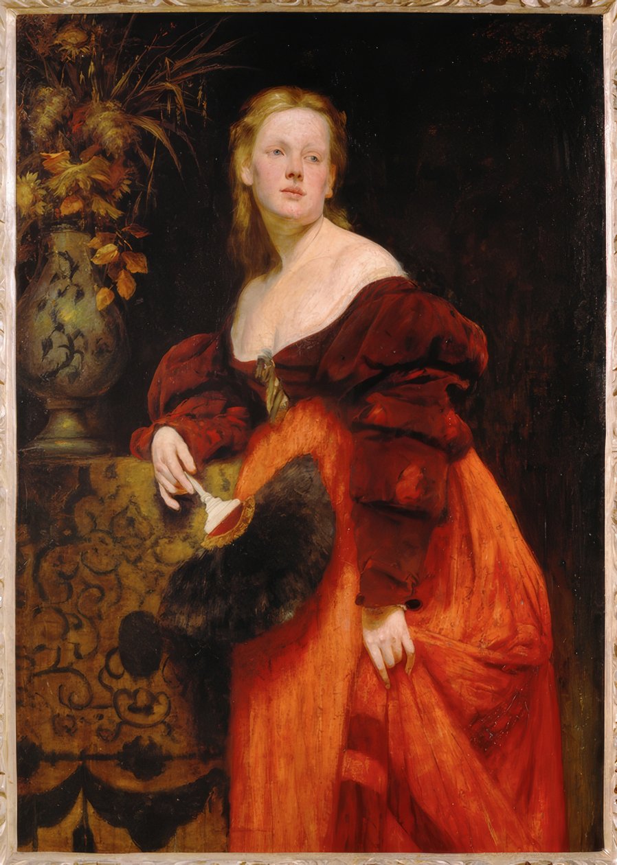Gomperz, Karoline, született Bettelheim. alkotó: Hans Makart