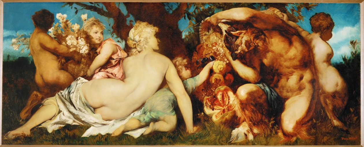 Harvest ... (festmény vászonra) alkotó: Hans Makart