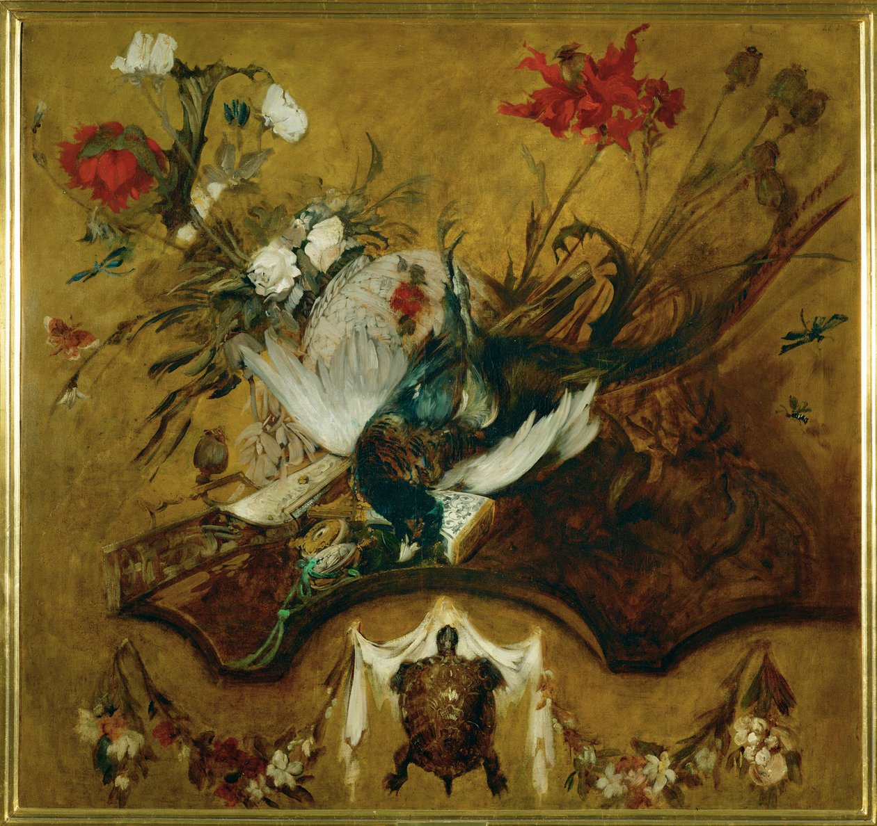 Nagy vadászcsendélet ... (festmény vászonra) alkotó: Hans Makart