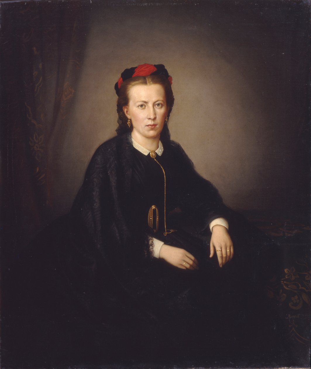 Női portré alkotó: Hans Makart
