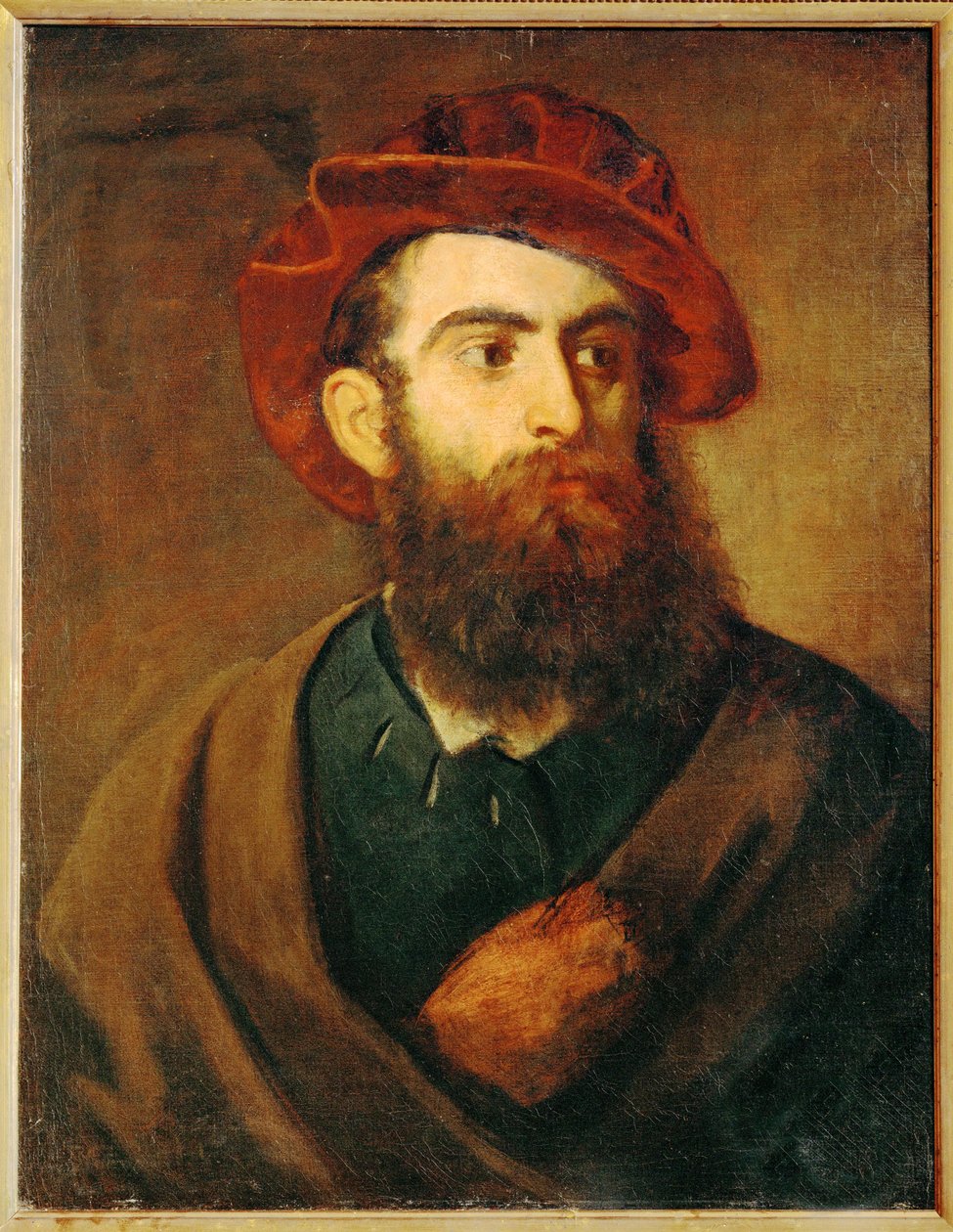 Önarckép ... (festmény vászonra) alkotó: Hans Makart