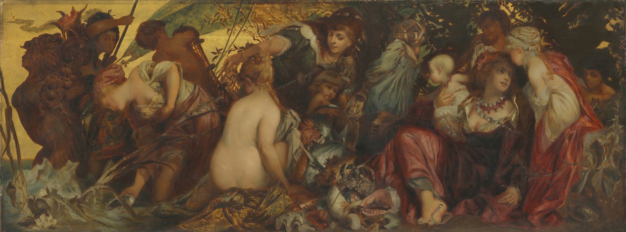 A tenger kincsei c. 187075. alkotó: Hans Makart