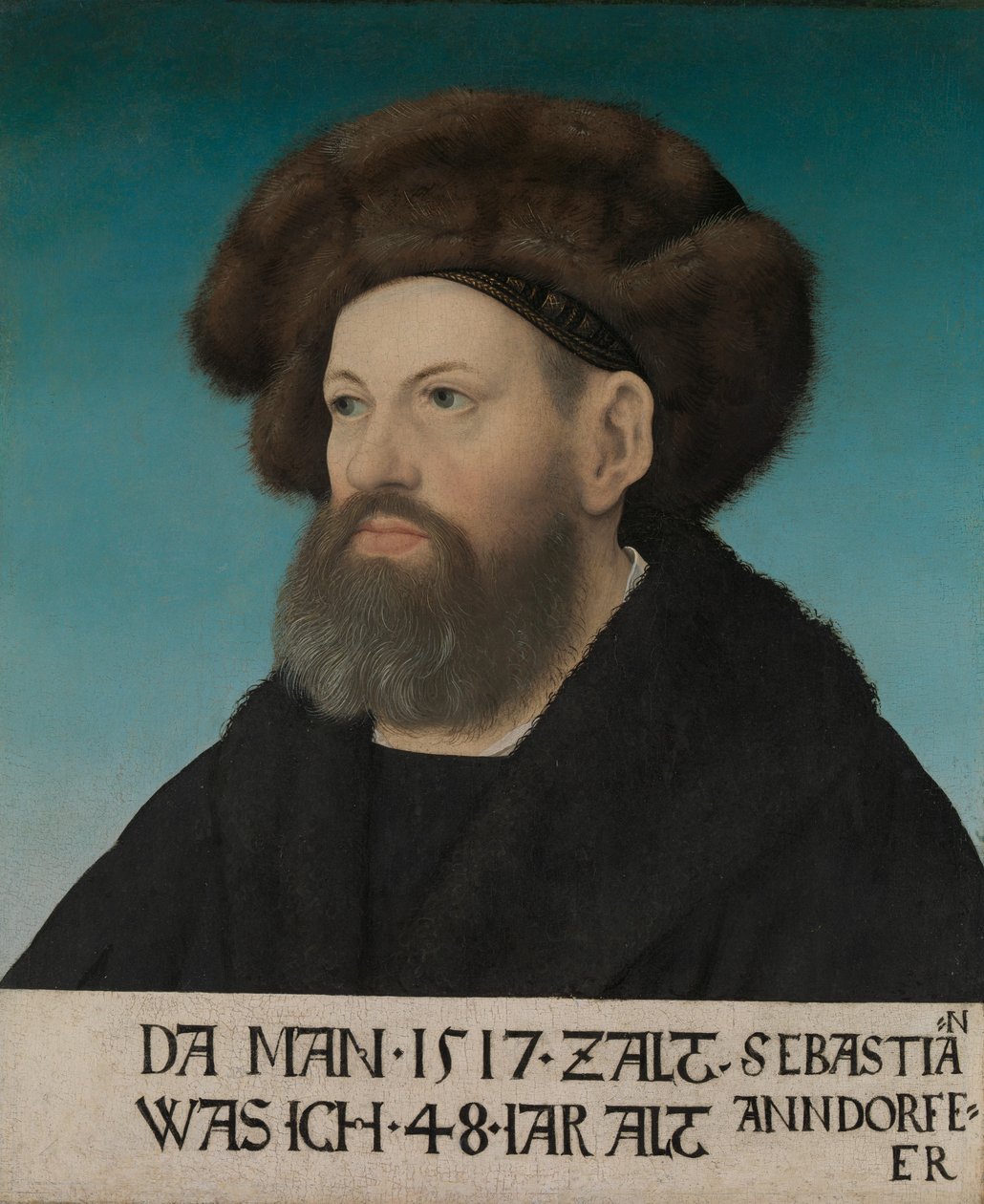 Sebastian Andorfer 1469-1537, 1517. alkotó: Hans Maler