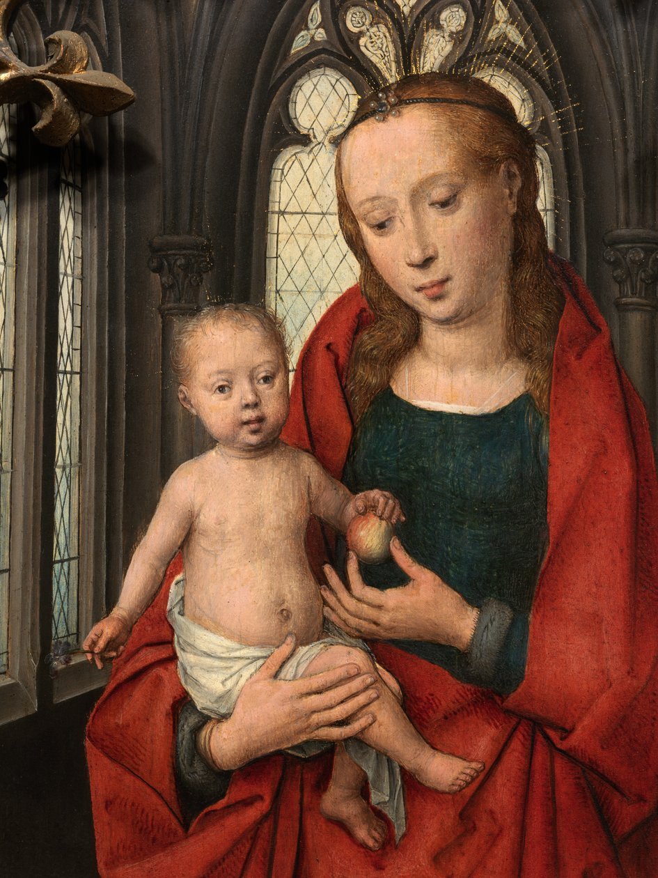 Szent Orsolya ereklyetartójának részlete alkotó: Hans Memling