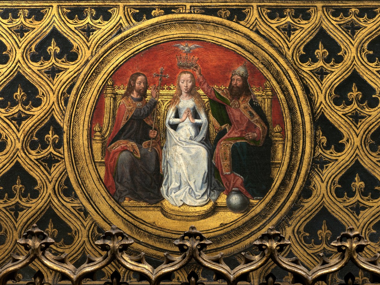 Szent Orsolya ereklyetartójának részlete alkotó: Hans Memling