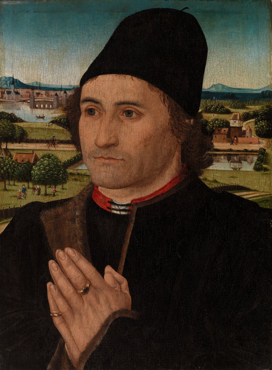 Egy férfi portréja alkotó: Hans Memling