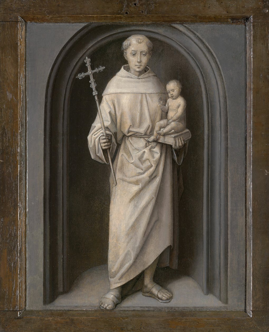 Páduai Szent Antal, 148590. alkotó: Hans Memling