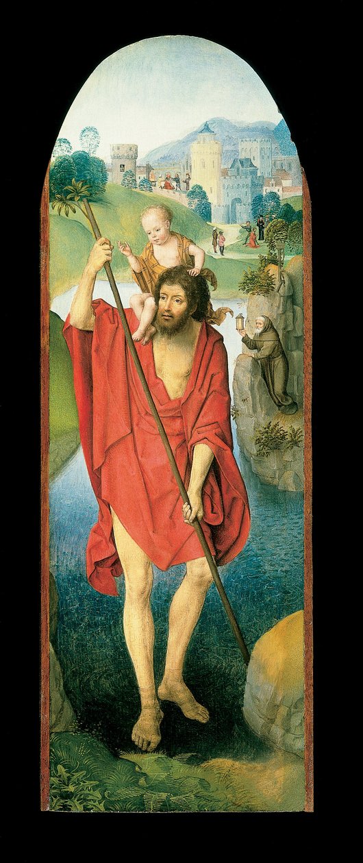 Szent Kristóf alkotó: Hans Memling
