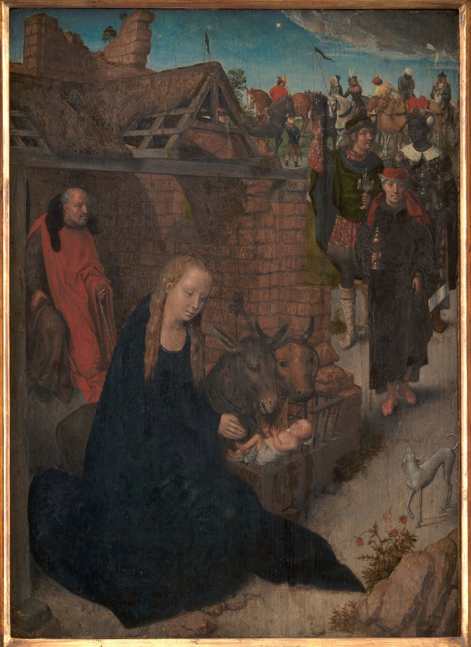 A királyok imádása alkotó: Hans Memling