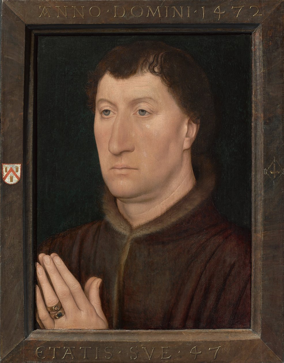 Gilles Joye kanonok, 1472 alkotó: Hans Memling