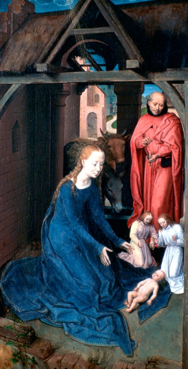 Jan Florain triptichonja, Részlet, 1479 alkotó: Hans Memling