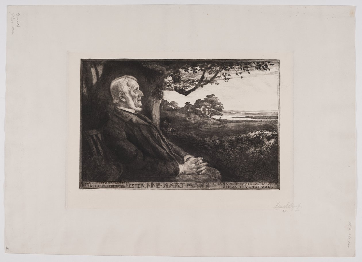 J.P.E. Hartmann alkotó: Hans Nikolaj Hansen