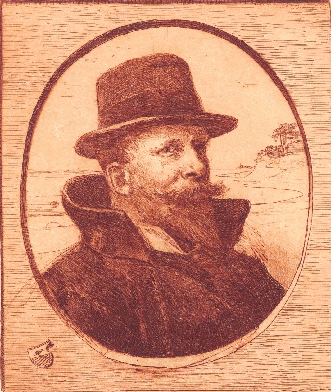Önarckép alkotó: Hans Nikolaj Hansen