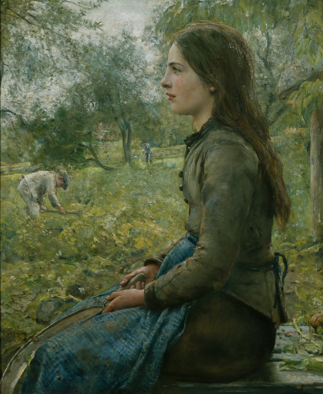 Pihenés alkotó: Hans Olaf Heyerdahl