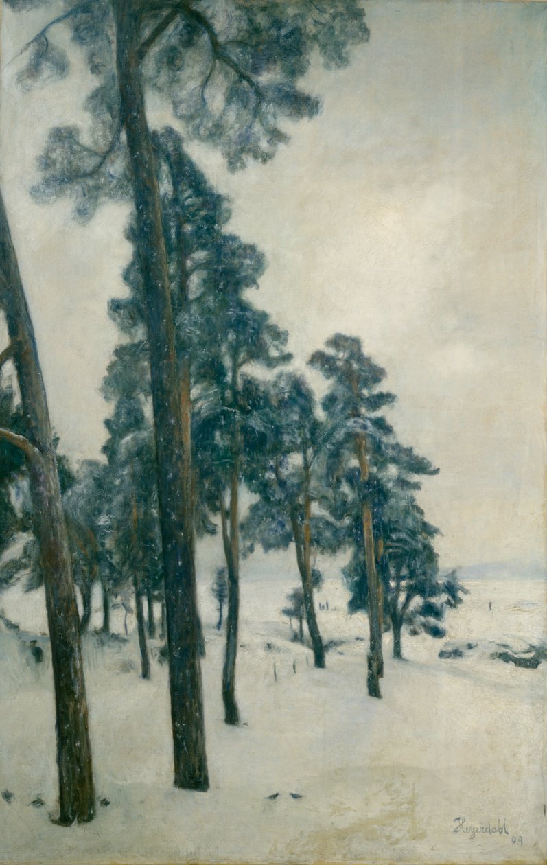A Bogstad-tótól alkotó: Hans Olaf Heyerdahl