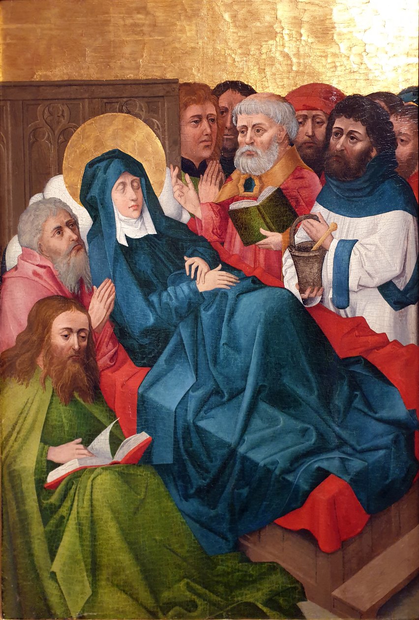 Mária halála alkotó: Hans Pleydenwurff