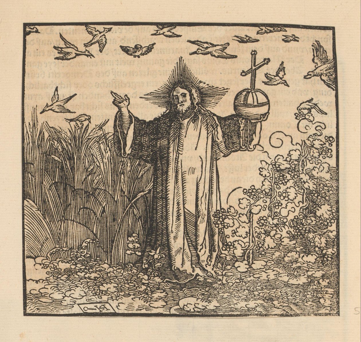 Krisztus előtt Salvatore előtt alkotó: Hans Schäufelein (possibly)