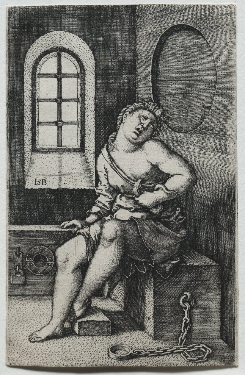 Kleopátra. alkotó: Hans Sebald Beham