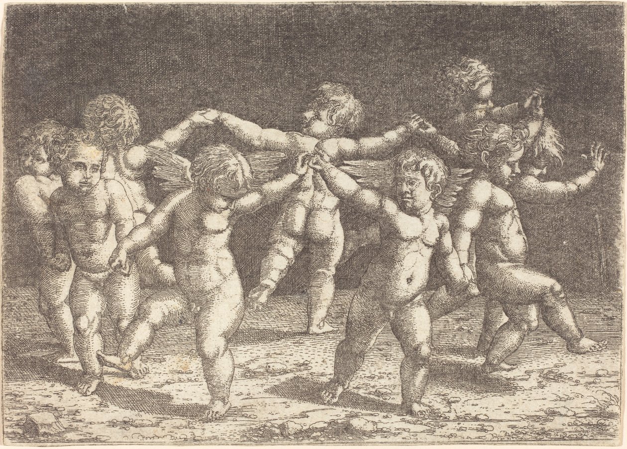A szerelem isteneinek tánca alkotó: Hans Sebald Beham