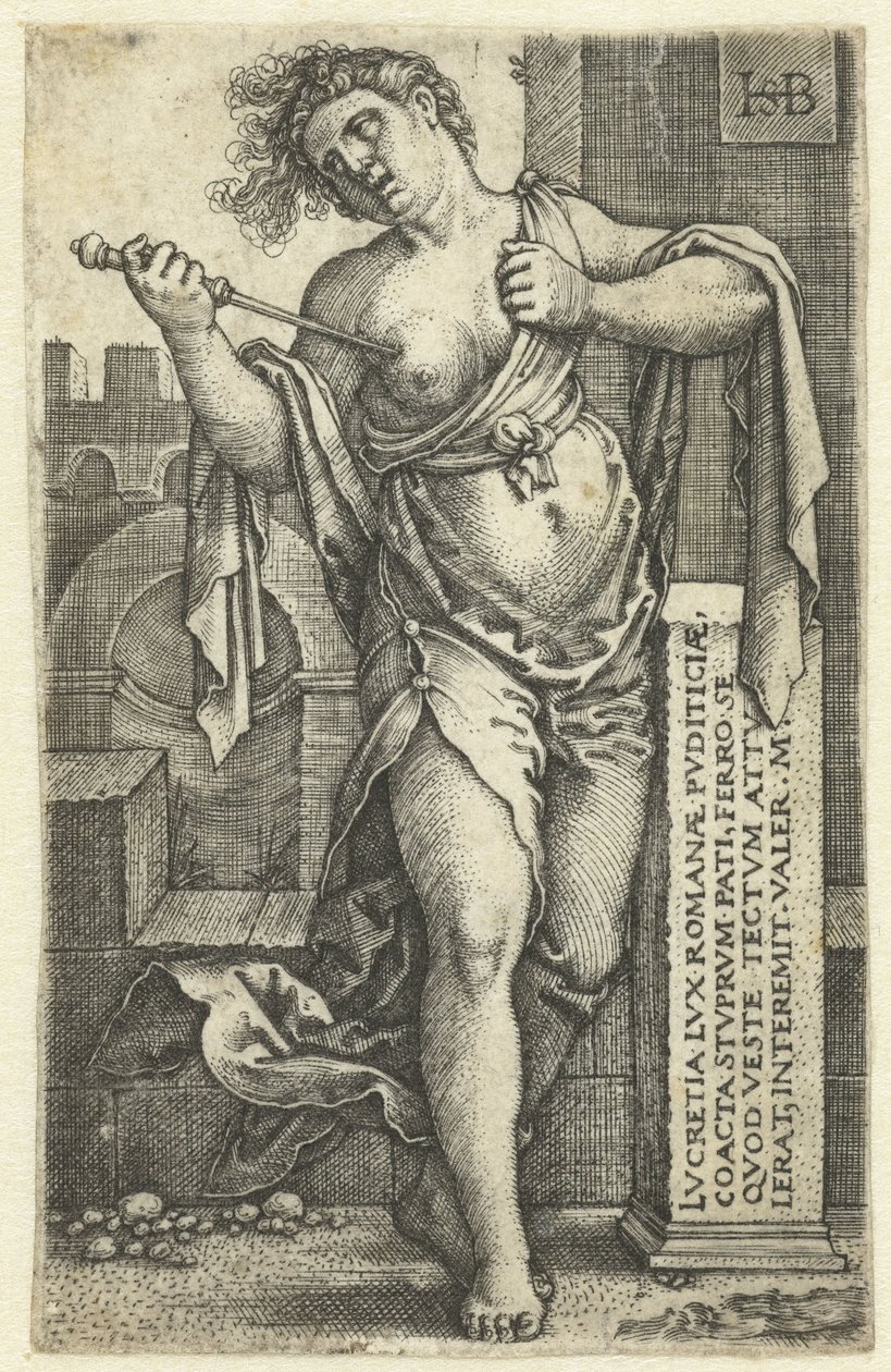 Lucretia halála alkotó: Hans Sebald Beham