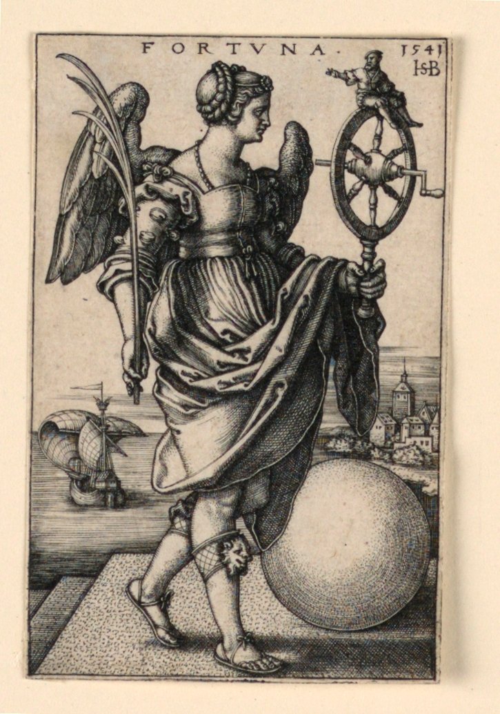 Fortuna (szerencse) alkotó: Hans Sebald Beham