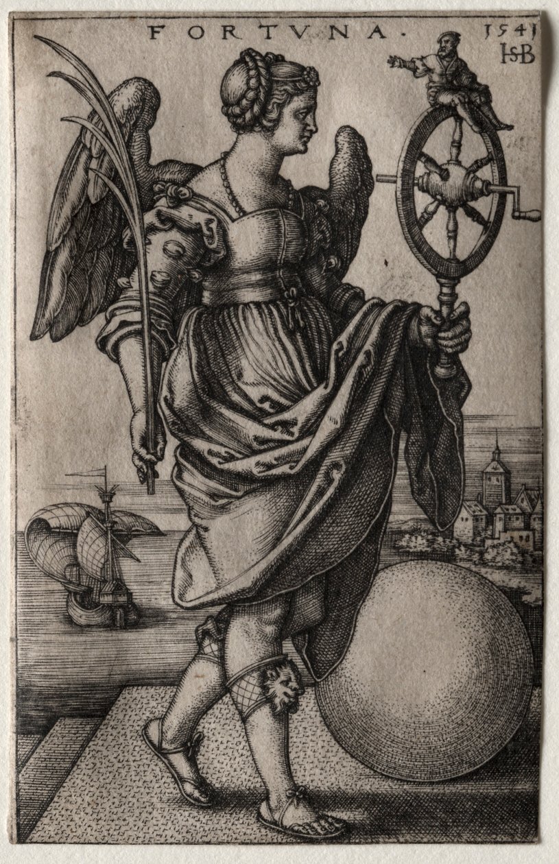 Szerencse, 1541. alkotó: Hans Sebald Beham