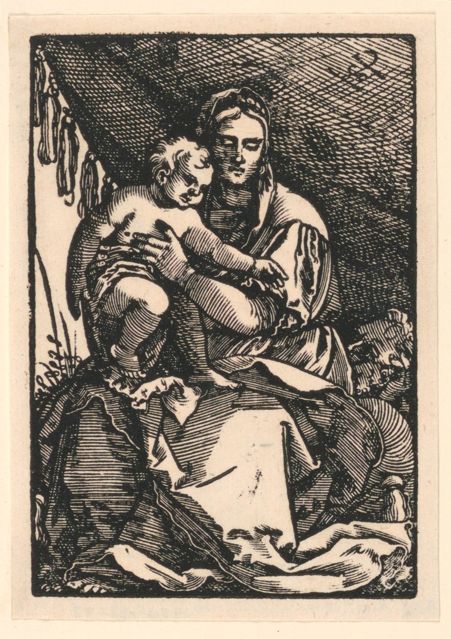 Madonna és gyermeke alkotó: Hans Sebald Beham