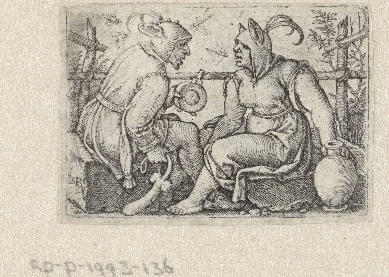 Jester fallosz és női nar alkotó: Hans Sebald Beham