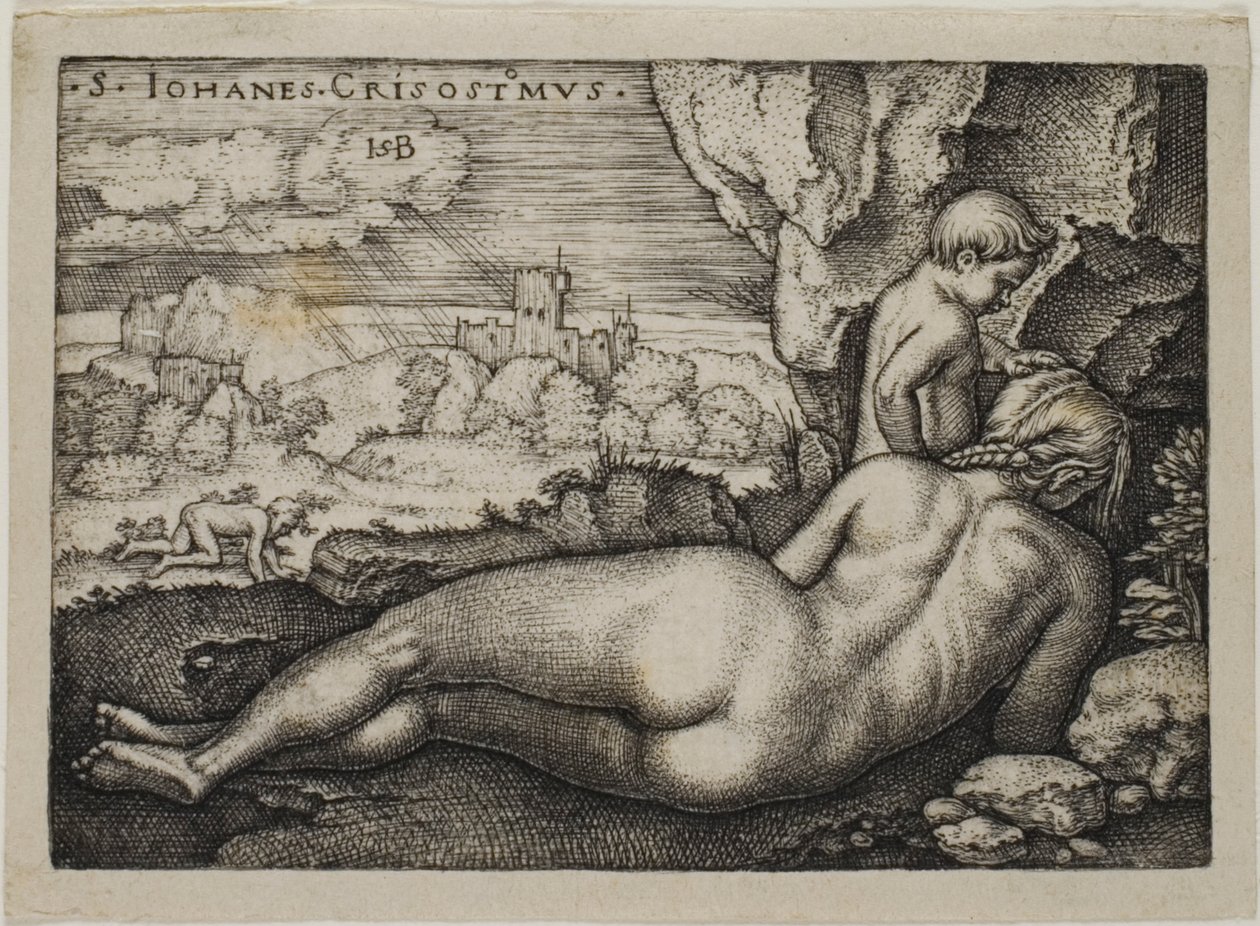 Chrysostomus Szent János bűnbánata alkotó: Hans Sebald Beham