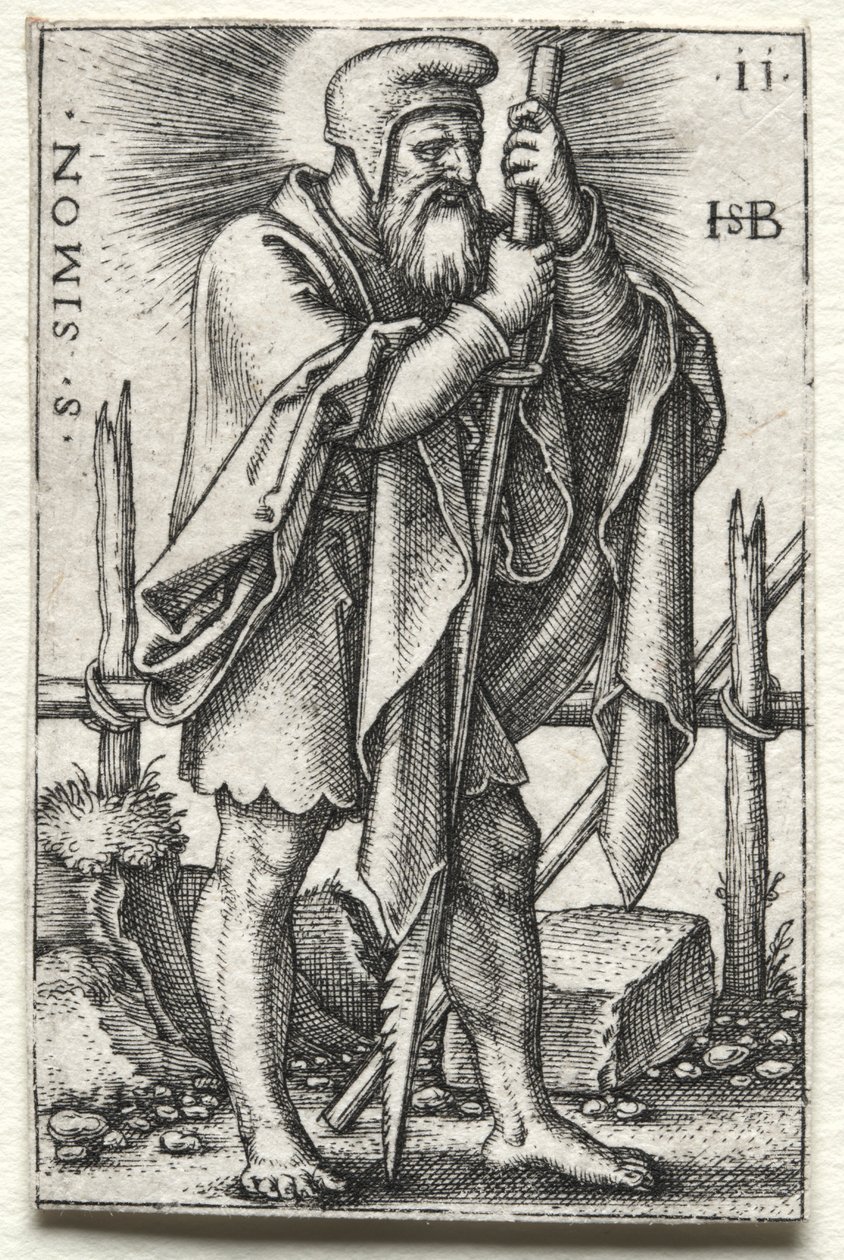 Szent Simon alkotó: Hans Sebald Beham