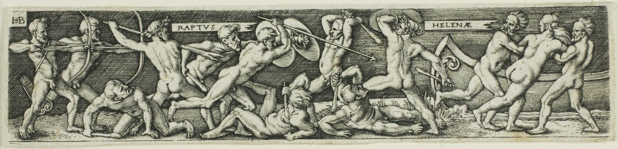 Heléna elrablása alkotó: Hans Sebald Beham