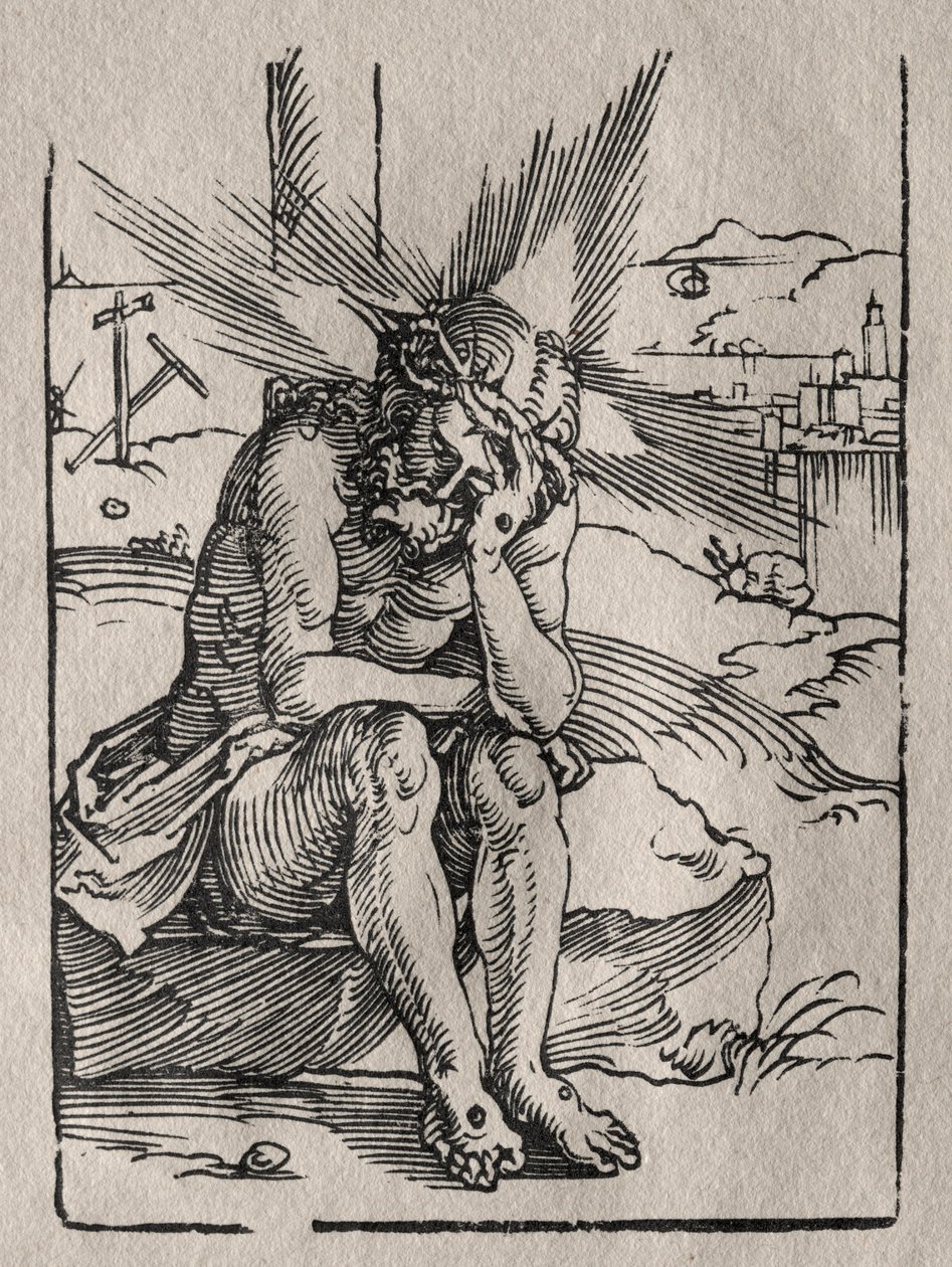 A bánat embere. alkotó: Hans Sebald Beham