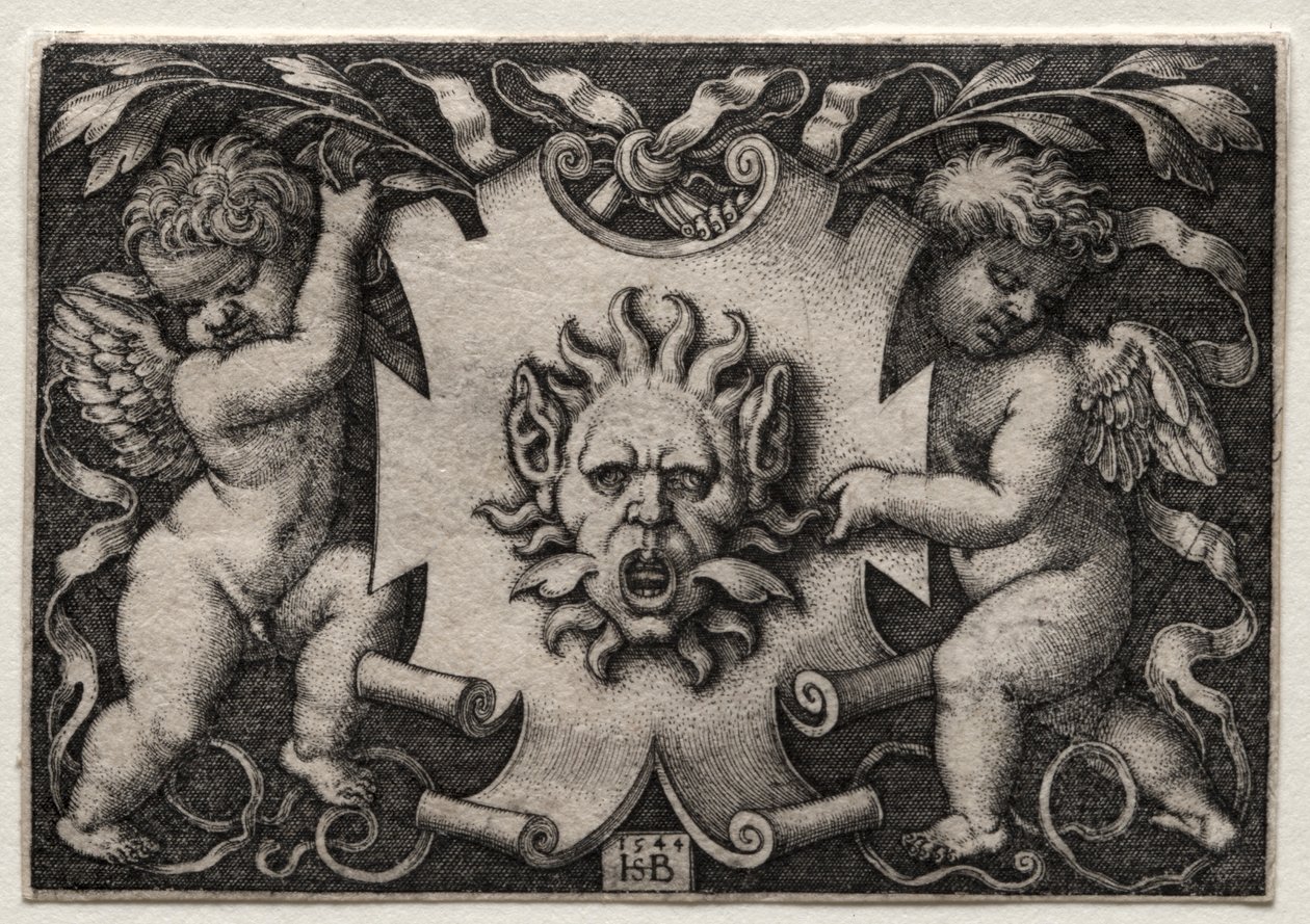 Matrica Mascaronnal alkotó: Hans Sebald Beham