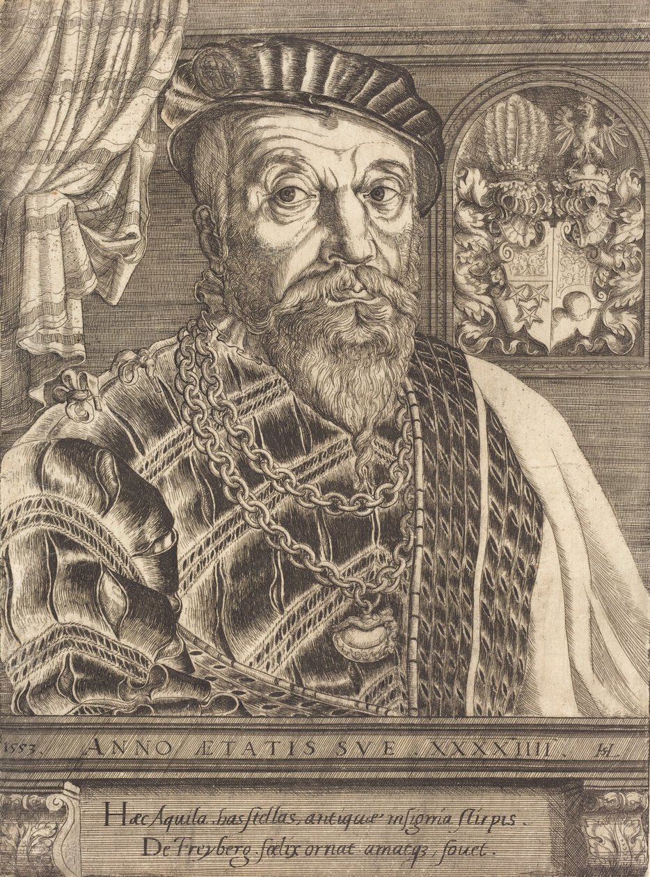 Pancraz von Freyberg Hohenschau, 1553. alkotó: Hans Sebald Lautensack