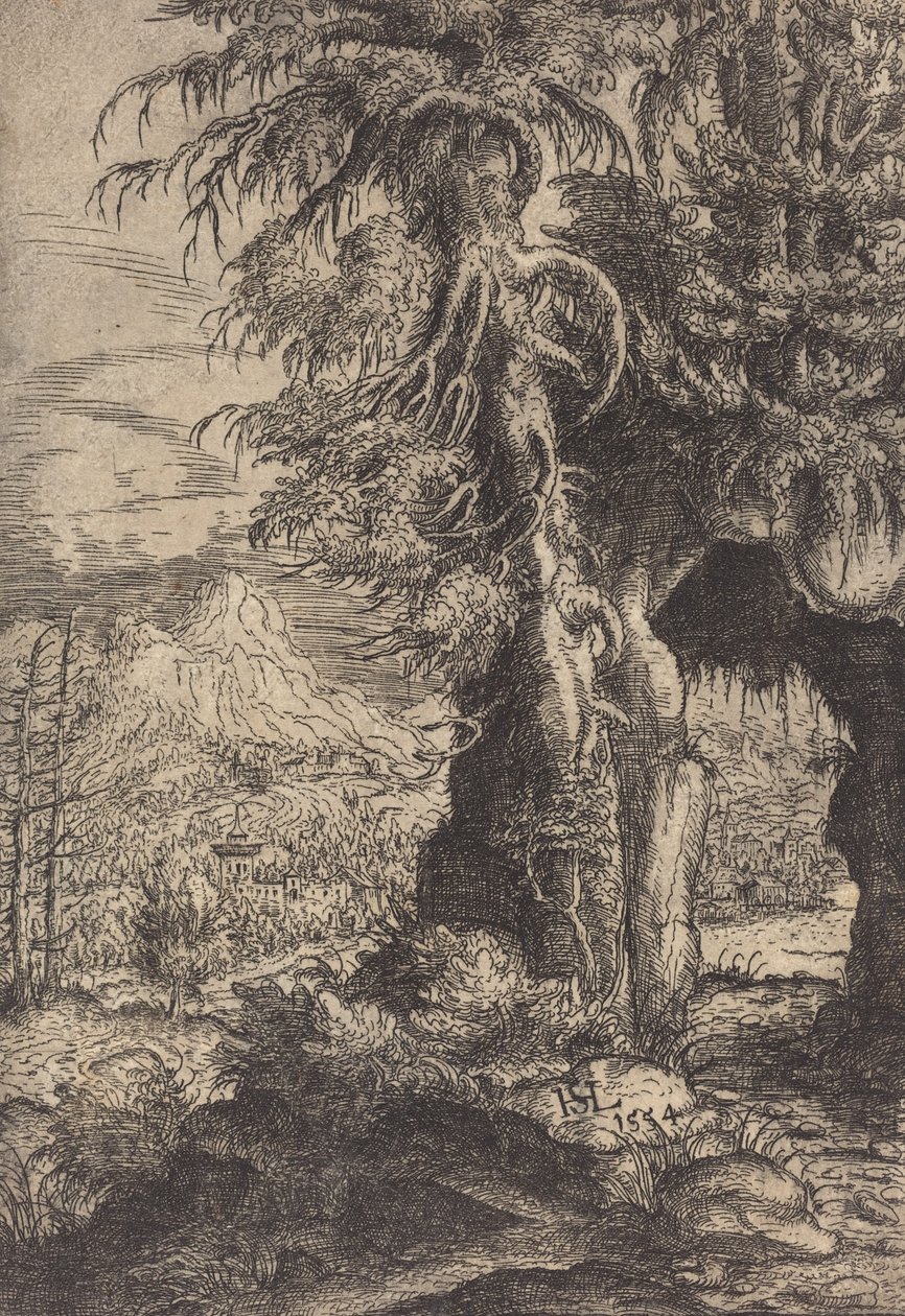 A sziklák kapuja, 1554. alkotó: Hans Sebald Lautensack