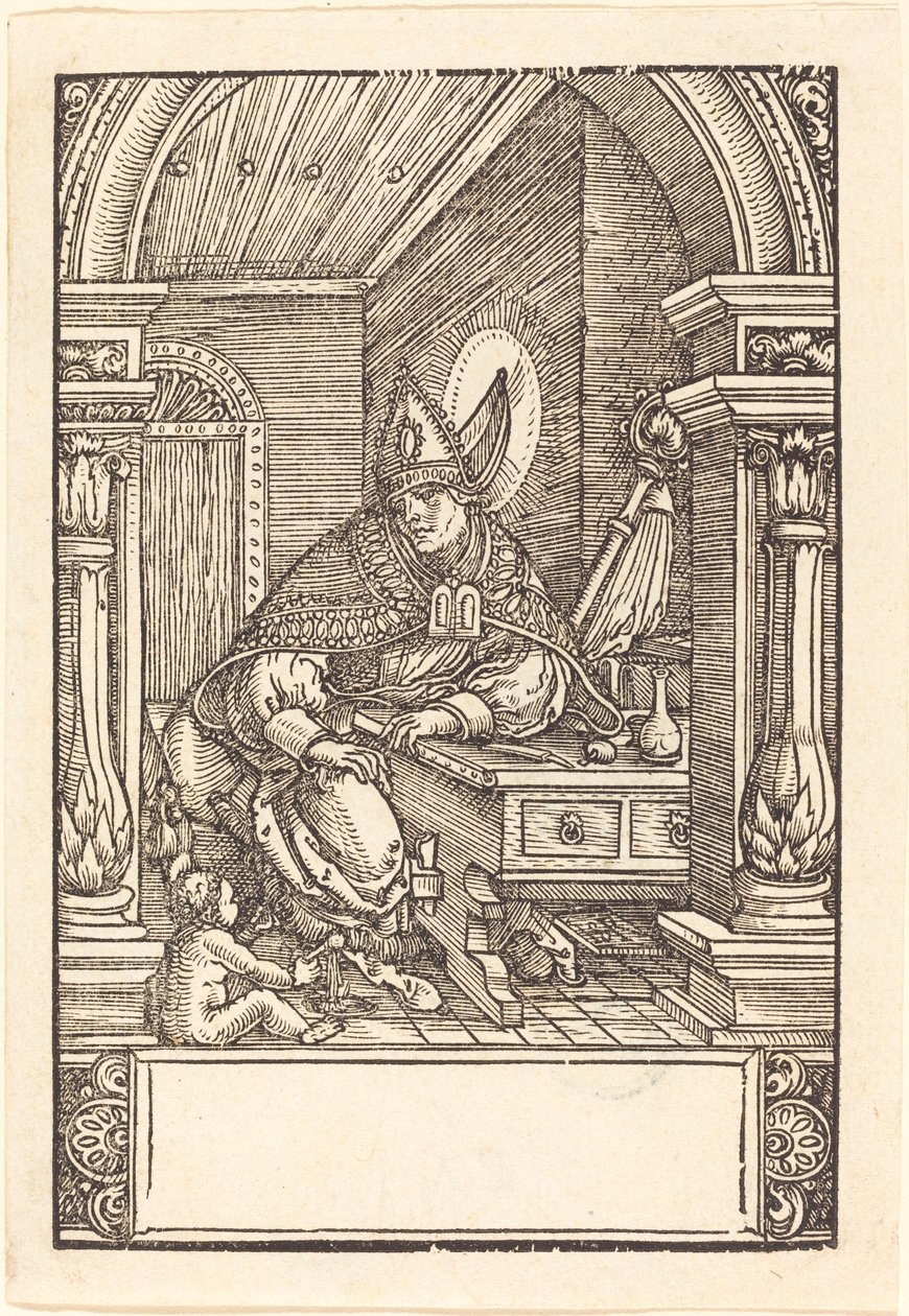 Szent Ágoston alkotó: Hans Springinklee