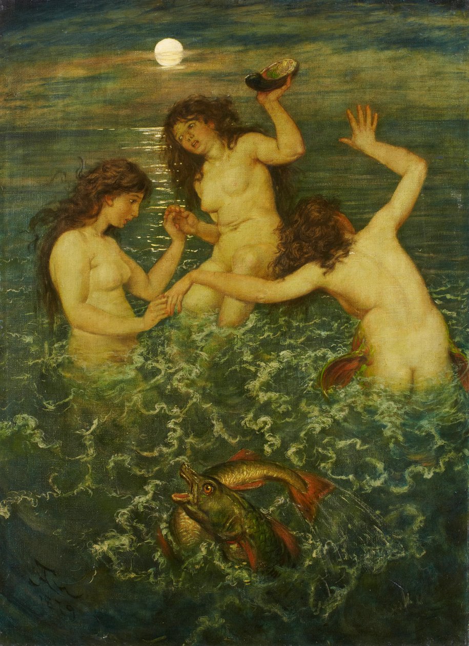 Három sellő alkotó: Hans Thoma