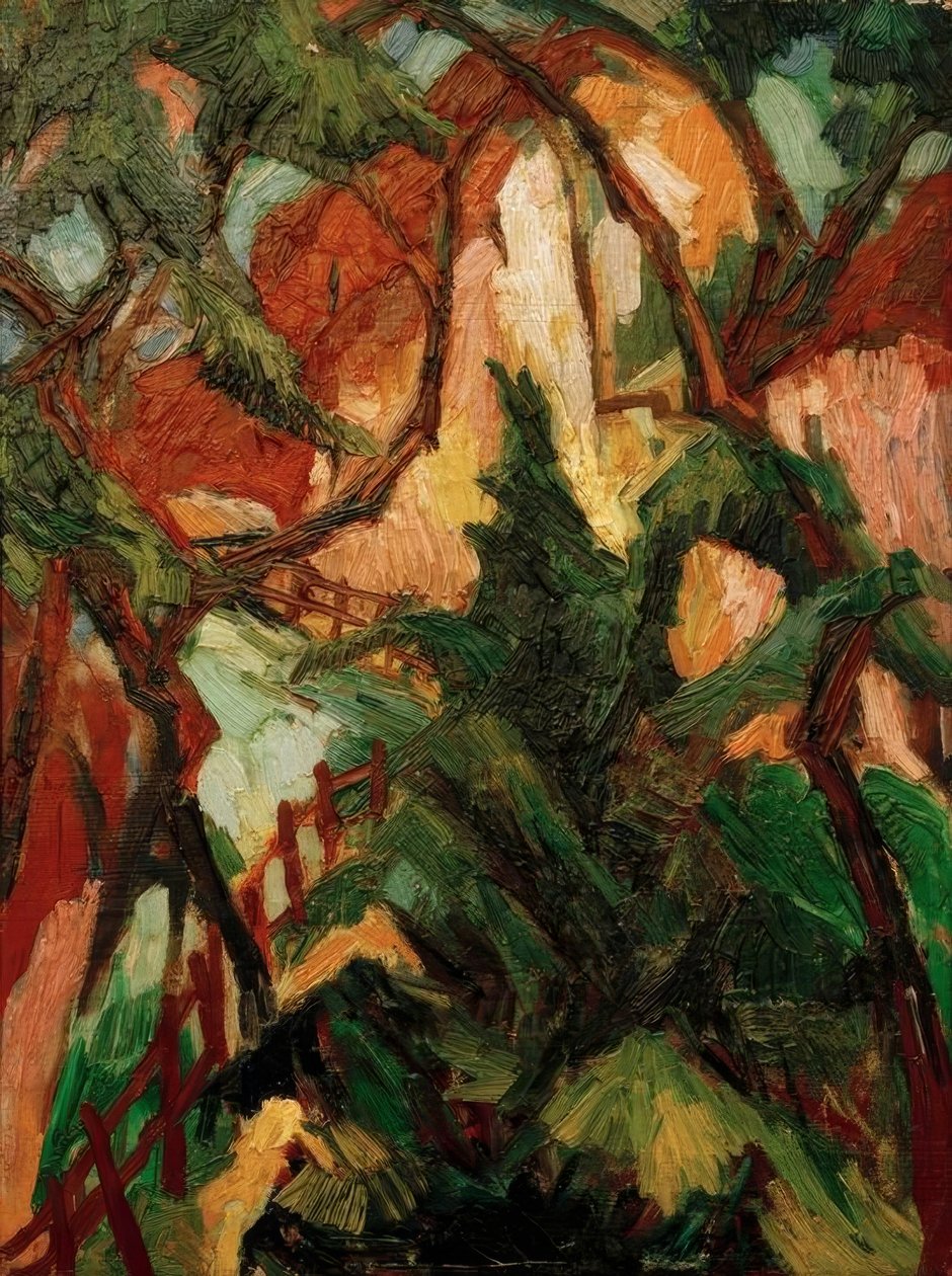 piros zöld alkotó: Hans Thuar